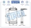STRON STH0008 Радиатор отопителя Fiat Ducato; Boxer; Jumper Sollers 94- 2,0-3,0 (Гарантия 3 года, Увеличенный ресу