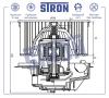 STRON STIF008 Вентилятор отопителя , RENAULT Scenic II (JM), K9K734 2003-2009