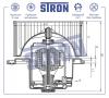 STRON STIF013 Мотор отопителя 2170/2190 под кондиционер Halla STRON