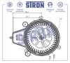 STRON STIF018 Мотор отопителя УАЗ Патриот Sanden STRON