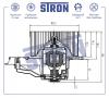 STRON STIF018 Мотор отопителя УАЗ Патриот Sanden STRON