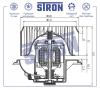 STRON STIF021 Мотор отопителя УАЗ Патриот Евро-3 DELPHI STRON с 06.2007 г. до 04.2012 г.