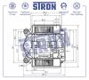 STRON STIF039 Вентилятор отопителя  (Гарантия 3 года. Установка без проблем)