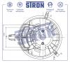 STRON STIF062 Вентилятор отопителя  (Гарантия 3 года. Установка без проблем)