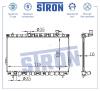 STRON STR0013 Радиатор STRON STR0013 двигателя Hyundai Santa Fe I 2,4 бензин G4JS 146 МКПП/АКПП 2000-2012