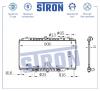 STRON STR0040 Радиатор STRON STR0040 двигателя Nissan Patrol V (Y61) 2,8 дизель RD28TI 129 МКПП 1997-