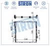STRON STR0070 Радиатор STRON STR0070 двигателя BMW X5 I (E53) 4,4 бензин M62B448S2 286 АКПП 1999-2006