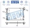 STRON STR0083 Радиатор STRON STR0083 двигателя Hyundai Santa Fe II 2,4 бензин G4KE; G4KJ 174 МКПП/АКПП 2009-2012