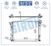 STRON STR0088 Радиатор двигателя, Hyundai ix35 (LM), G4NC 2010-2015