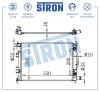 STRON STR0089 Радиатор STRON STR0089 двигателя Hyundai Elantra V (MD; UD) 1,8 бензин G4NB 148 МКПП/АКПП 2011-2016