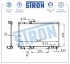 STRON STR0149 STR0149_Радиатор двигателя (Гарантия 3 года, Увеличенный ресурс)