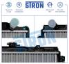 STRON STR0163 Радиатор STRON STR0163 двигателя Toyota Land Cruiser (J100) 4,7 бензин 2UZFE 238 МКПП 1998-2007