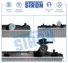 STRON STR0166 Радиатор STRON STR0166 двигателя Toyota Camry VI (XV40) 2,4 гибрид 2AZFXE 167 МКПП 2006-2011