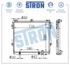 STRON STR0173 Радиатор STRON STR0173 двигателя Lexus LX III 5,7 бензин 3URFE 359 АКПП 2007-