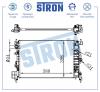 STRON STR0190 Радиатор STRON STR0190 двигателя CHEVROLET Aveo II (T300) 1,6 бензин LDE 115 МКПП/АКПП 2011-