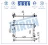 STRON STR0202 Радиатор двигателя