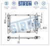 STRON STR0203 Радиатор STRON STR0203 двигателя DAEWOO Matiz I 0,8 бензин F8CV 83 МКПП 1998-2015