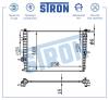 STRON STR0205 Радиатор двигателя, RENAULT Scenic III (JZ), K4M858 2009-2016