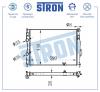 STRON STR0230 Радиатор STRON STR0230 двигателя Nissan  2,0 бензин MR20DE 137 АКПП 2007-2014