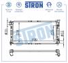 STRON STR0284 Радиатор охлаждения (Гарантия 3 года, Увеличенный ресурс)