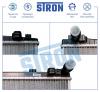 STRON STR0298 Радиатор STRON STR0298 двигателя AUDI A3 III (8V) 1,0 бензин CHZD; DKRF 115 МКПП/АКПП 2012-2020