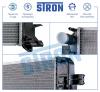 STRON STR0346 Радиатор STRON STR0346 двигателя MERCEDES Sprinter II (906) 2,2 дизель 646984; 65 87 МКПП/АКПП 2006-