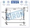 STRON STR0351 Радиатор двигателя, Hyundai Tucson I (JM), D4EA 2004-2010