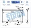 STRON STR0362 Радиатор охлаждения (Гарантия 3 года, Увеличенный ресурс)
