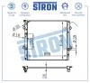 STRON STR0505 Радиатор двигателя  STRON STR0505 Lexus GX II (J150; RJ150; URJ201)