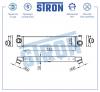 STRON STR5002 Радиатор интеркулера Fiat Ducato 06-; Peugeot Boxer 06-; Citroen Jumper 06- 2.2 (Гарантия 3 года, Ув