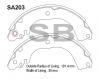 SANGSIN SA203 SA203_колодки барабанные!\ Nissan Tiida All 07&gt;