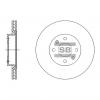 SANGSIN SD3061 SD3061_диск тормозной передний!\ Renault Clio/Megane/R19 1.4-1.9TDi 90&gt;