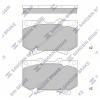 SANGSIN SP1422 Колодки тормозные передние SP1422