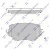 SANGSIN SP1535 Колодки тормозные передние SP1535