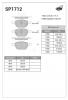 SANGSIN SP1712 SP1712_колодки дисковые передние! \ Ford Focus III 1.6 12&gt;