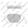 SANGSIN SP4341 SP4341_Колодки тормозные задние SP4341