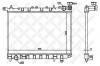 STELLOX 1025097SX 10-25097-SX_радиатор системы охлаждения!\ Nissan Almera 1.4/1.6 95-00