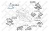 STELLOX 2517184SX 25-17184-SX_подушка двигателя правая (AT)/ Honda Accord CL/CN/CM 2002-2008
