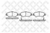 STELLOX 430002B-SX Колодки тормозные дисковые передние