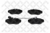 STELLOX 497 011B-SX 497 011B-SX_колодки дисковые передние с антискрип. пластин./ Fiat Ducato 2.0i/1.9D/TD-2.8D/TD 99-02