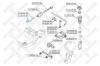 STELLOX 5100278SX 51-00278-SX_наконечник рулевой наружный правый/ Mazda 6 07&gt;
