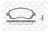 STELLOX 658002B-SX Колодки дисковые передние