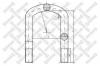 STELLOX 8464601SX 84-64601-SX_стремянка ! с гайкой 101/185xM24x3x436-U \BPW
