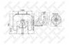 STELLOX 9026192SX 90-26192-SX_пневмоп. со стак!4022NP05 порш.Пласт. 2шп.М12 1отв. Штуц. М22х1.5 1шп.штуц. М16/SAF2619V