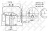 STELLOX 9049121SX 90-49121-SX_пневмопод. со стак.! 1шп.d12 1шп.M16 1шп-штуц.M16/M24Поршень сталь 1шп. M16 /RVI