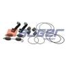 AUGER 53581 AUG53581_р/к торм. колодки !на ось пружины+фиксаторы+ролики \SAF S/Z-Series