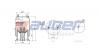 AUGER AU344159KP09 AUGAU344159-KP09_пневмопод. со стак. !порш. пласт. 1шп.M12 1шп-шт.M12/20x1.5 1отв.M12x1.75 \SMB