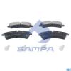 SAMPA 09371101 Комплект дисковых колодок WVA 29217 и аксессуаров