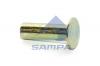 SAMPA 094168 Заклепка полутрубчатая с потайной головкой, сталь, o6,35x19 (100 шт)