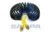 SAMPA 095193 Шланг витой (желтый) болт М22х1.5 L-5500